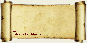 Anđelija Peković vizit kartica